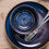 Thumbnail: Deep Blue Color Ceramic European Retro Glazed Dinnerplates