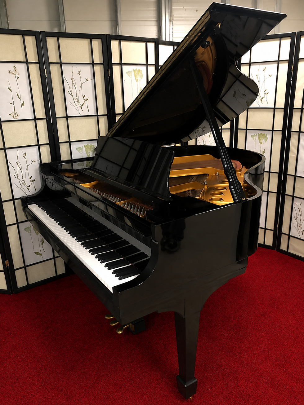 Steinway Model S Baby Grand Ebony Gloss, Rebuilt and Refinished