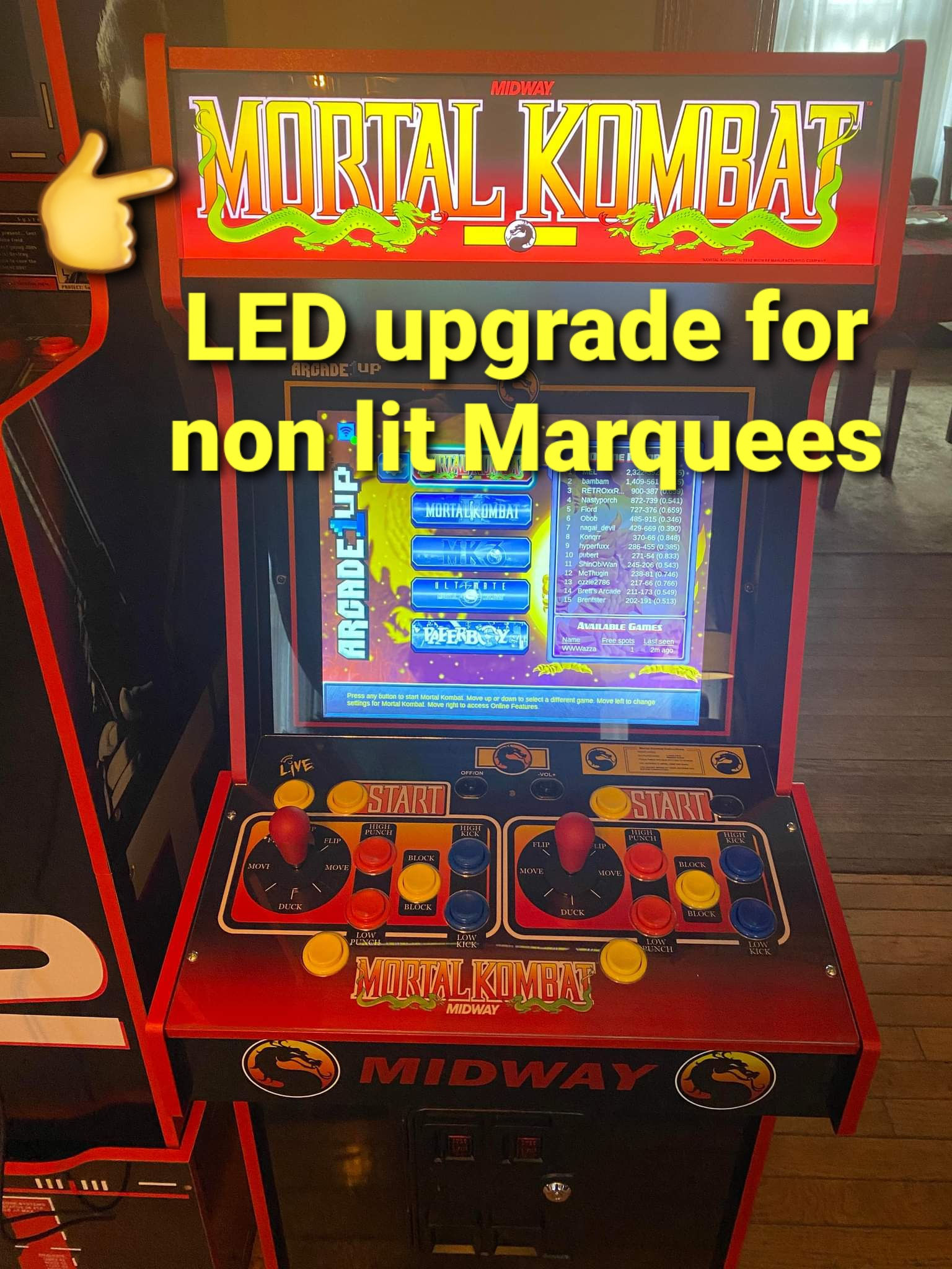 Custom LED kit for non lit Marquee! Free Shipping 👍
