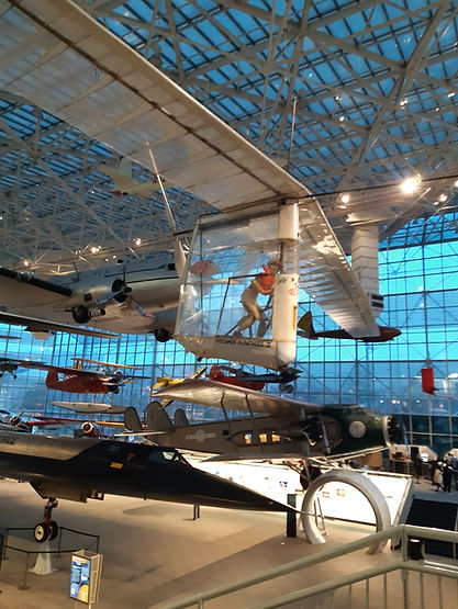 Gossamer Condor from ceiling at Museum of Flight
