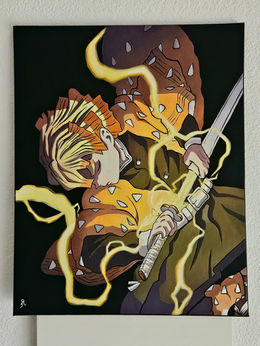 Toile anime acrylique Zenitsu