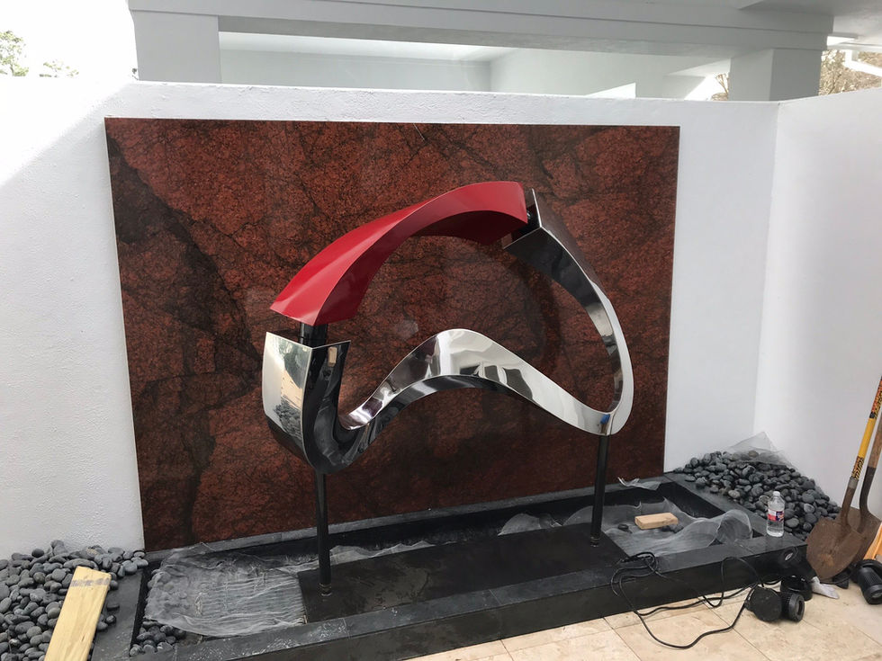 Bridge of Life Sculpture  Install