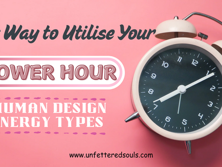 One Hour Productivity Boost for Human Design Energy Types
