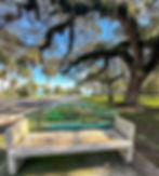 Bench on the river by Anita Prentice