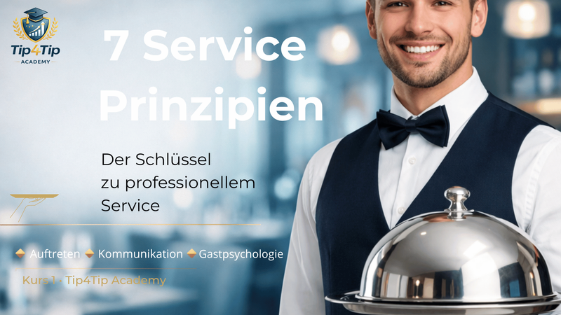 Professioneller Restaurantservice – Kellner bedient Gäste im Restaurant
