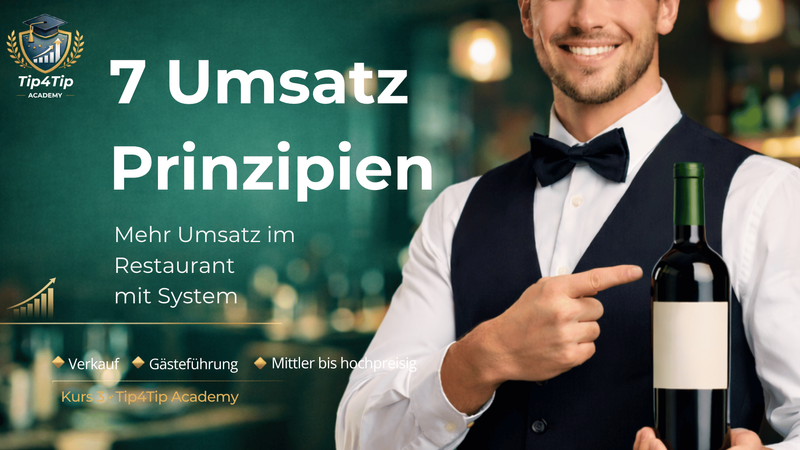 Servicekraft empfiehlt Speisen und steigert Restaurantumsatz