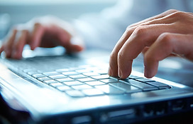 Hands on Computer Keyboard
