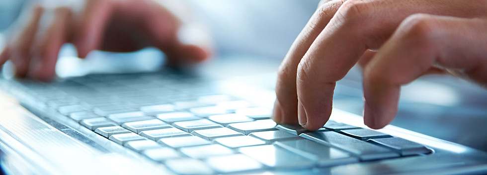 Hands on Computer Keyboard