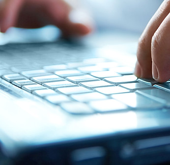 Hands on Computer Keyboard