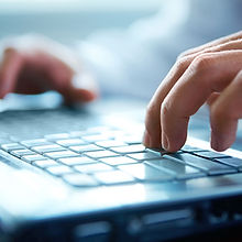 Hands on Computer Keyboard