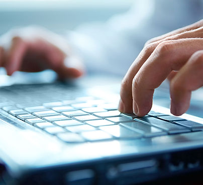 Hands on Computer Keyboard