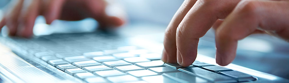 Hands on Computer Keyboard