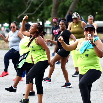 Line dance instruction
