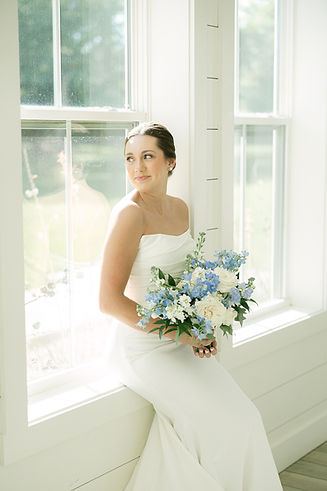 Bride in Window