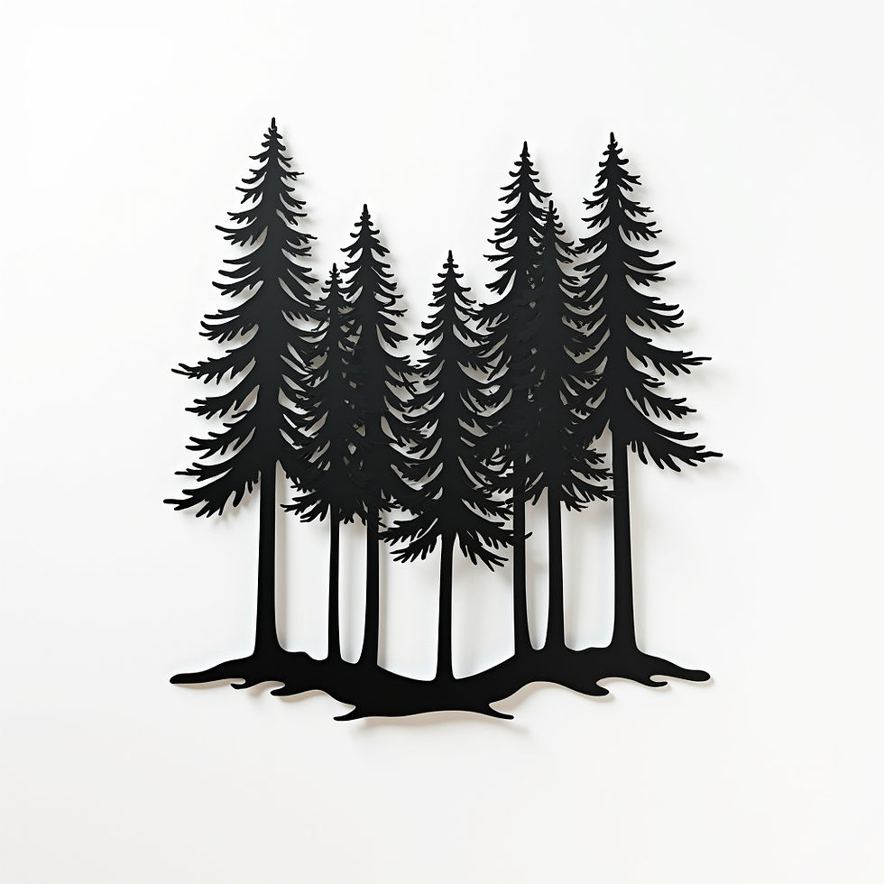 Forest Silhouette Wall Art