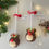 Thumbnail: 4 Traditional Personalised Reindeer Christmas Place Settings