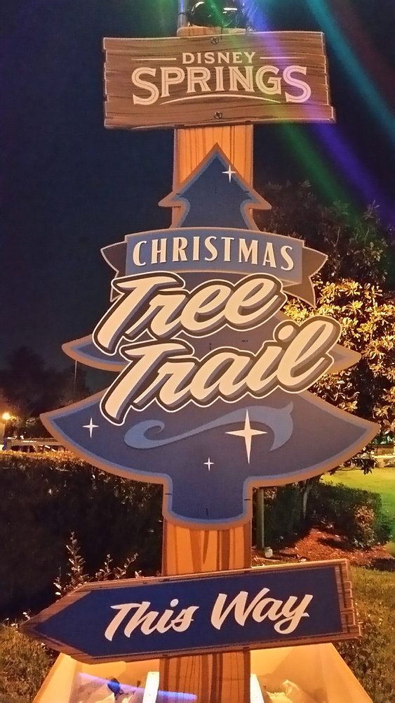 Christmas Tree Trail Disney Springs