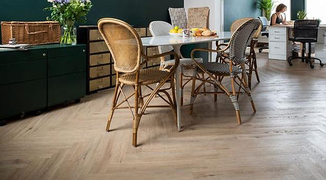 LVT Herringbone flooring