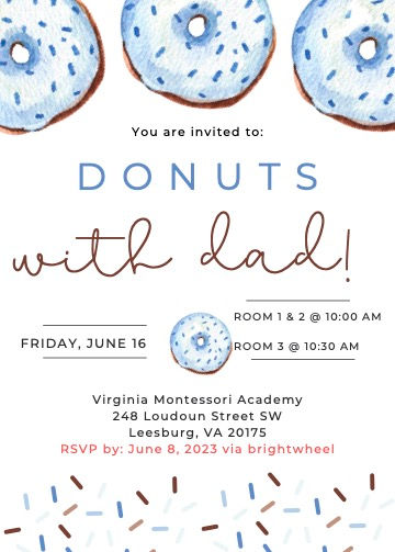 Donuts with Dads!