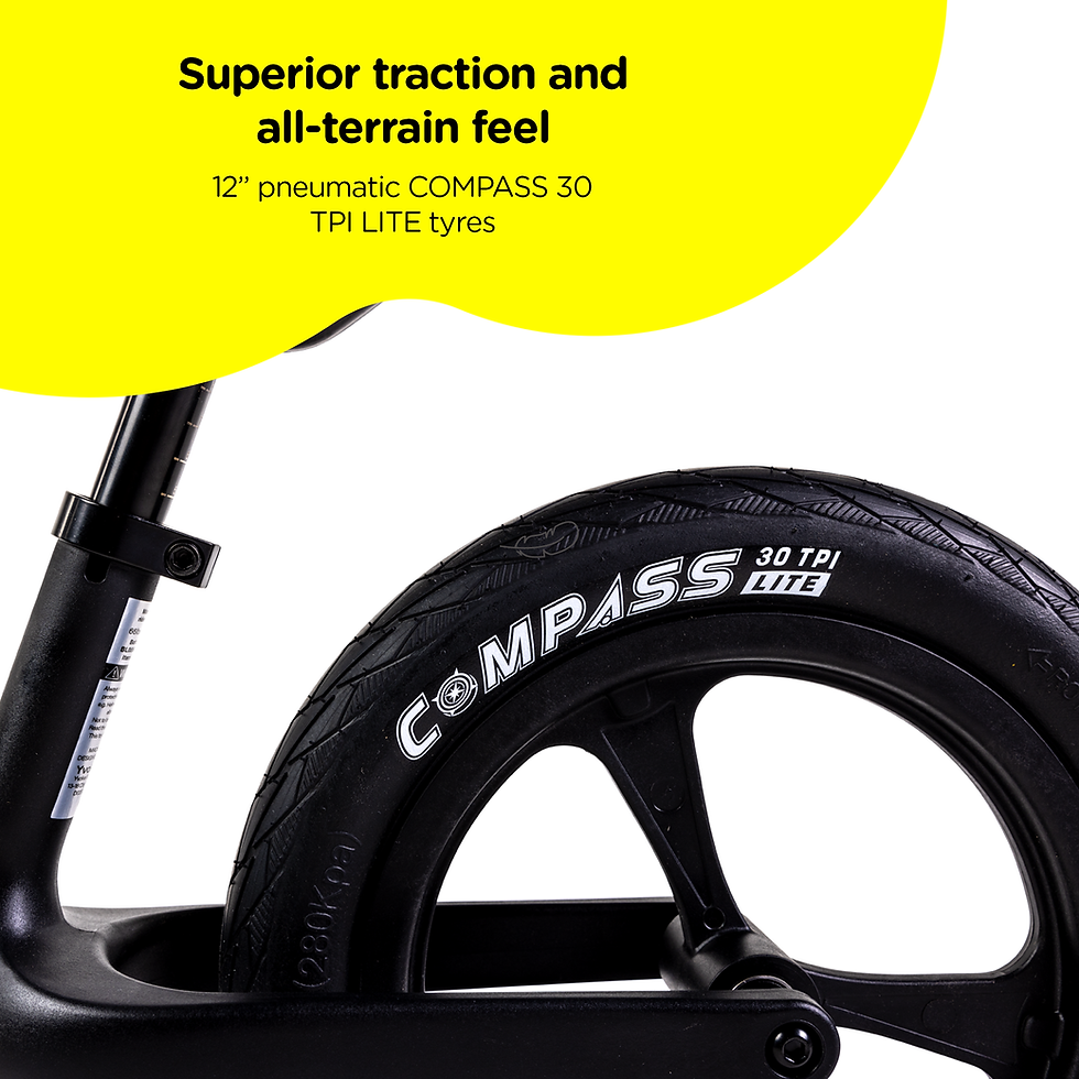 Thumbnail: kids balance bike velo pro black