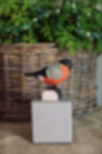 DecoBird, Wildlife Garden, Dompfaff, Gimpel, Holzdeko, Holzvogel