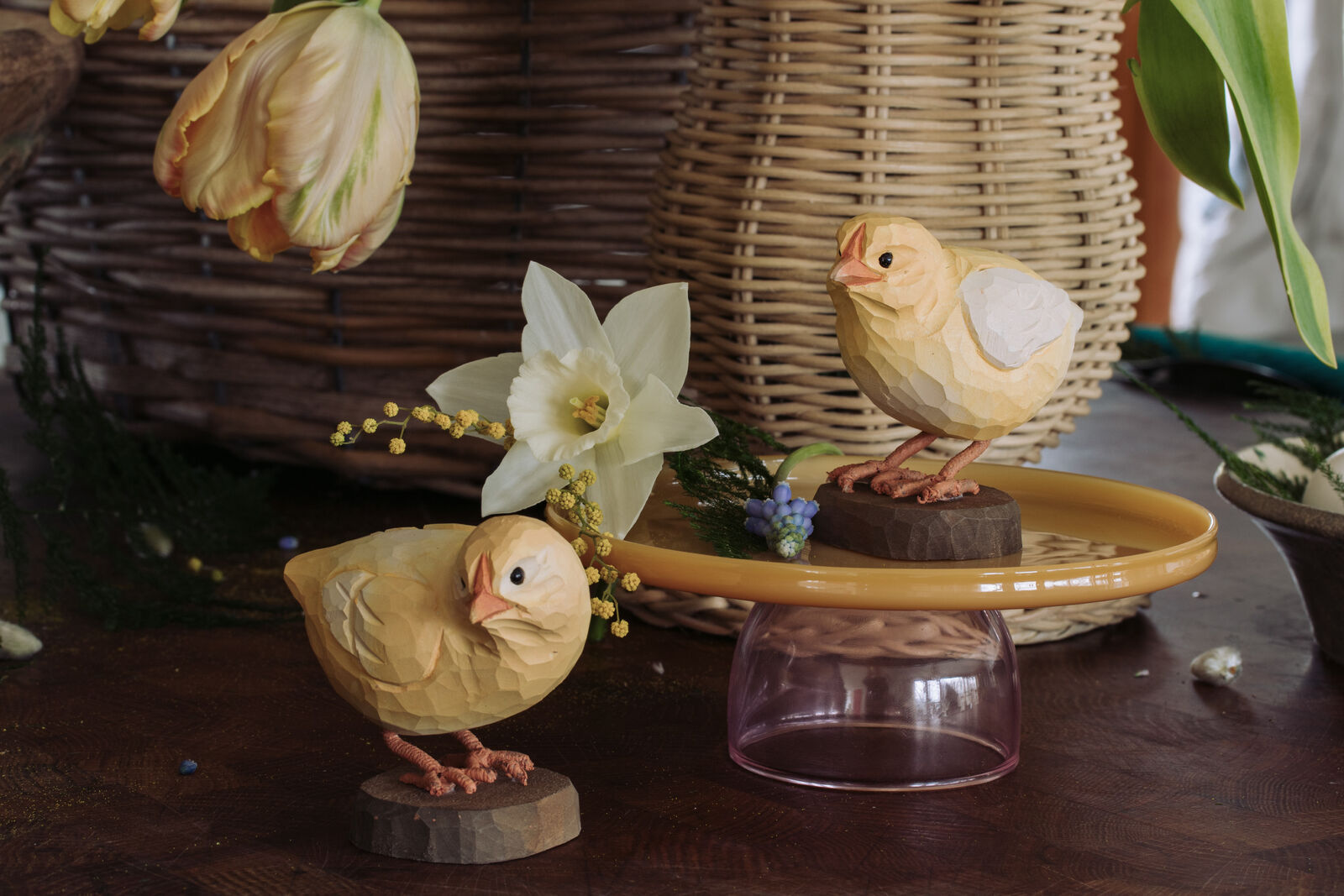 DecoBird, Küken, Wildlife Garden, Osterküken, Holzdeko, Holzvogel