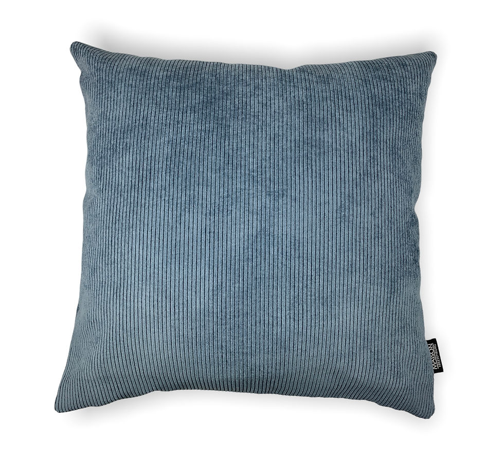 Miniaturbild: Cordkissen - blau - Atelier Maison Freesenburg