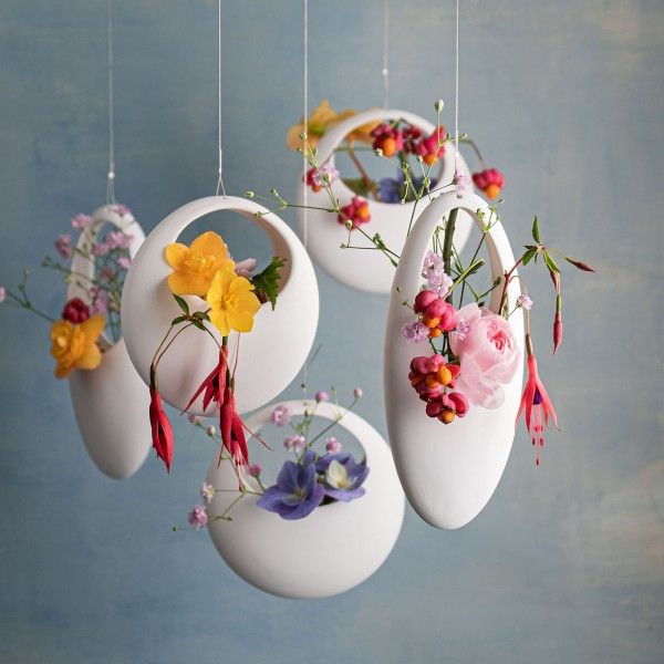 Hängevase, Festa, Klatt Objetcs, Knochenporzellan