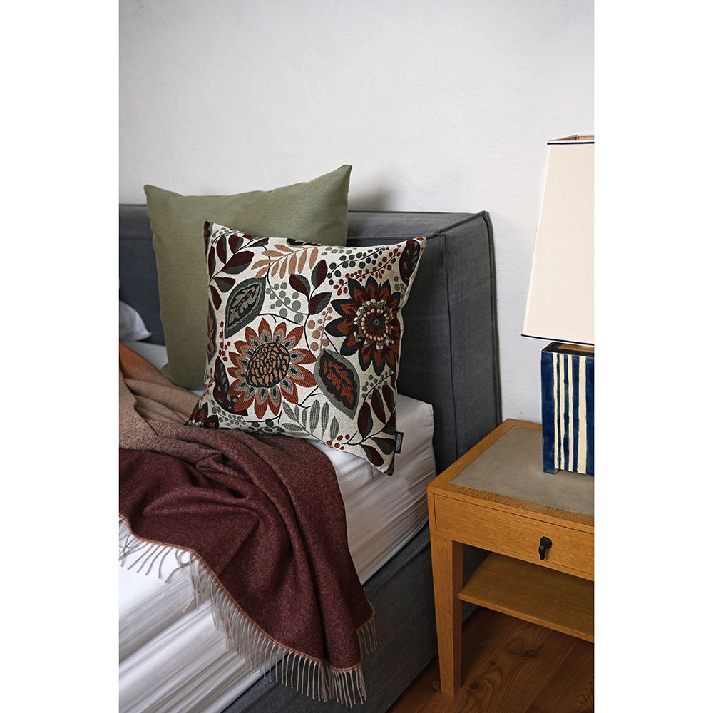 Zierkissen, Flora, Rohleder, Sofakissen