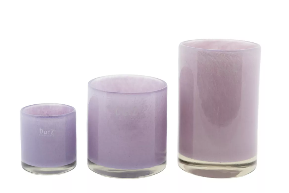 Thumbnail: Votive, Windlicht, Kerzenglas, violett, DutZ, Handverkskunst,