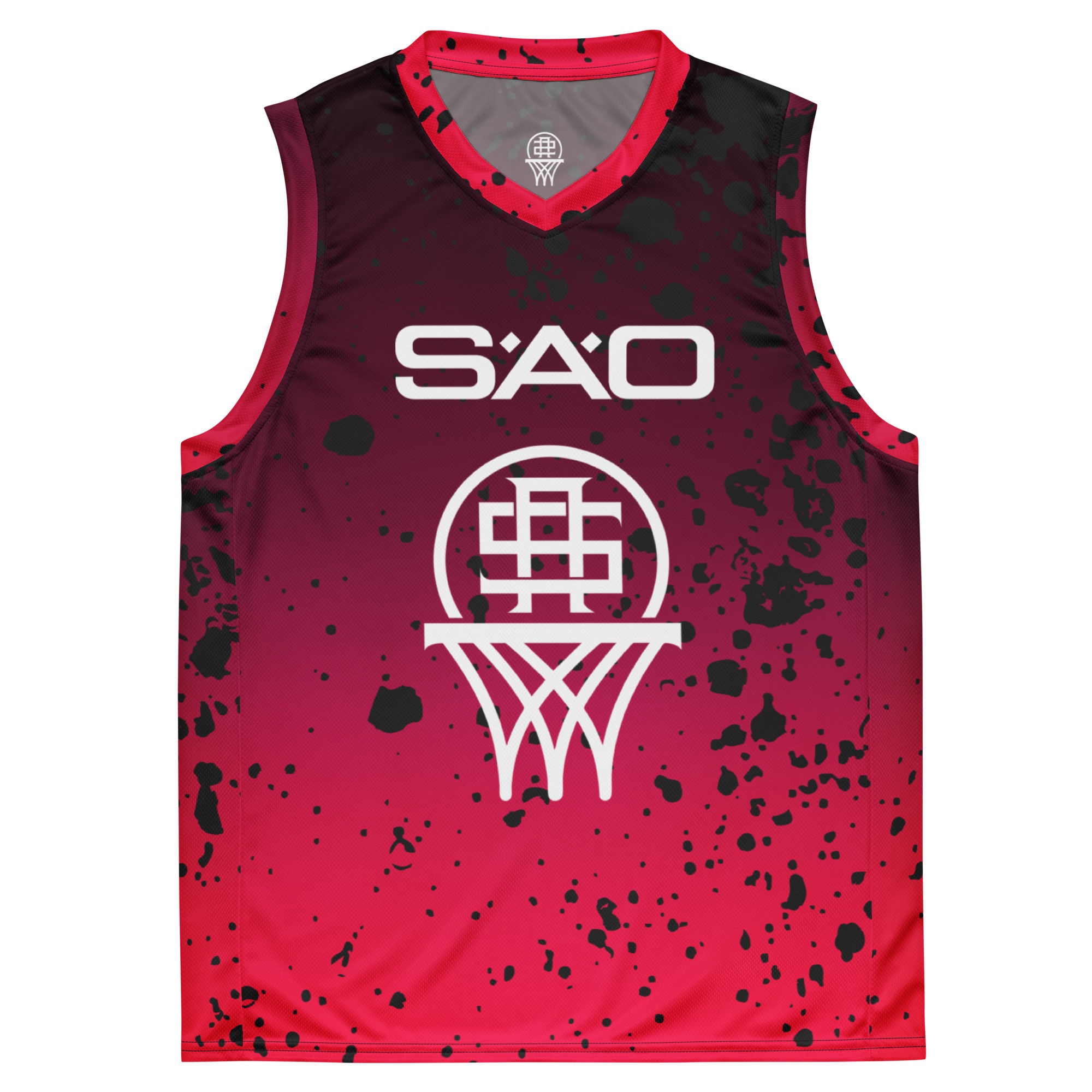 Strive Above Others - Red Recycled unisex basketball jersey
