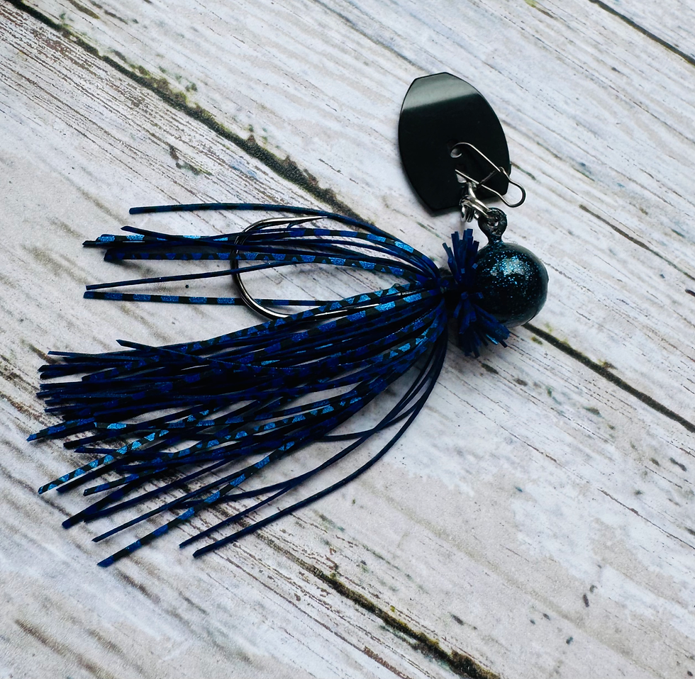 Thumbnail: 3/8oz Micro Finesse Bladed Jig
