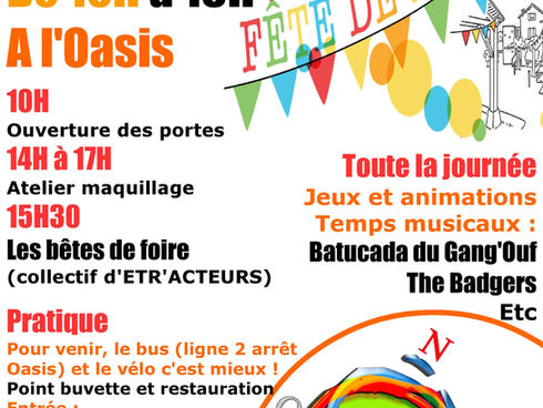 Grande fête de l'été à l'Oasis, voilà le programme !