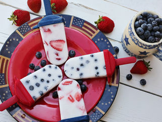 Red, white and blue treats