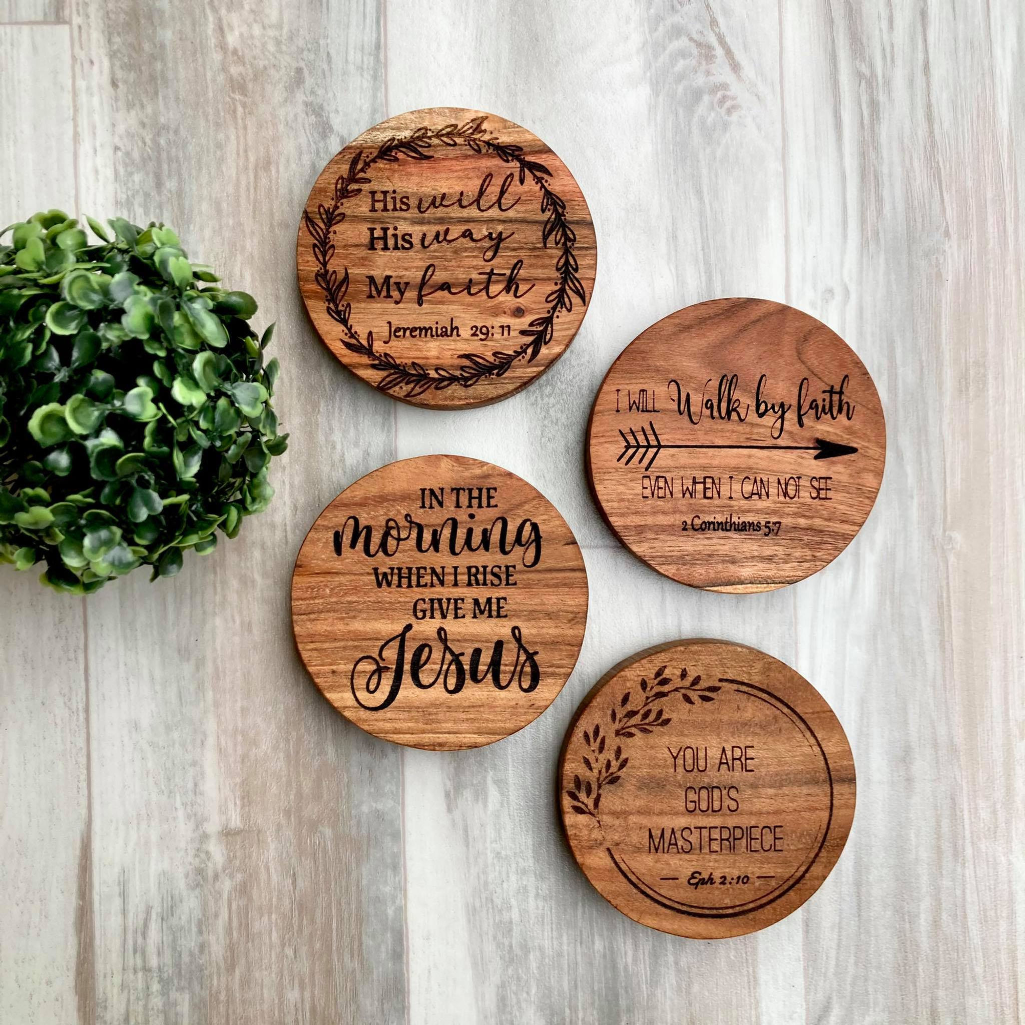 Acacia Faith Coasters