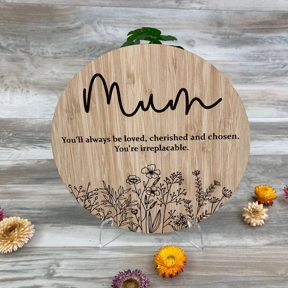 Thumbnail: ‘Mum’ Plaques With Stand