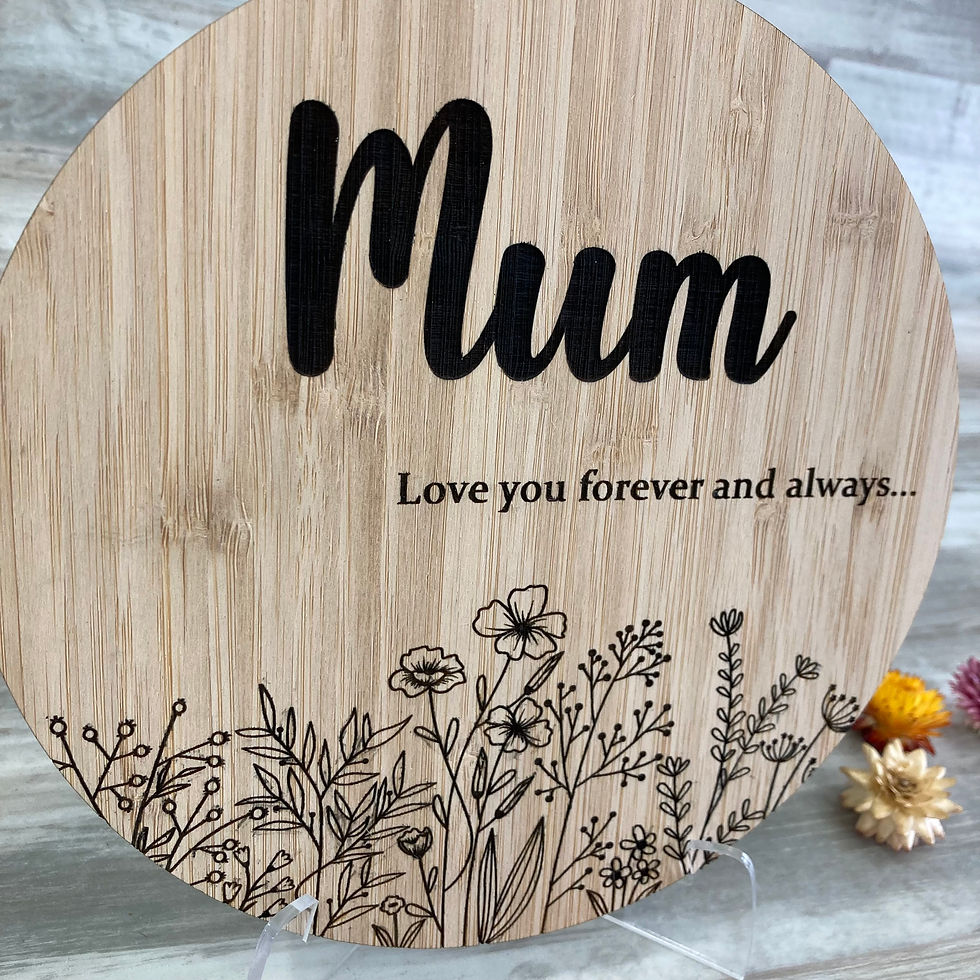 Thumbnail: ‘Mum’ Plaques With Stand