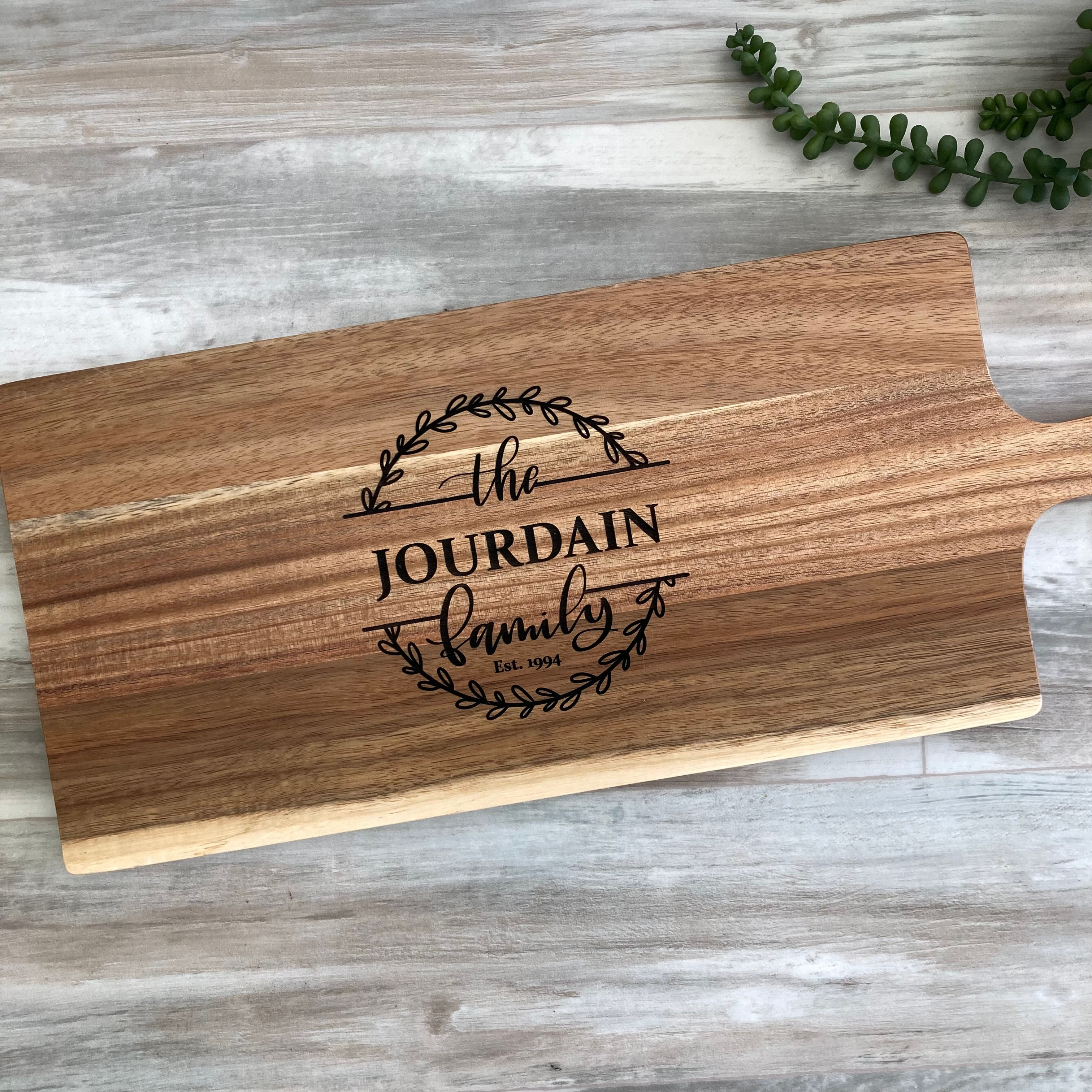 Rectangle Family Acacia Serving Board