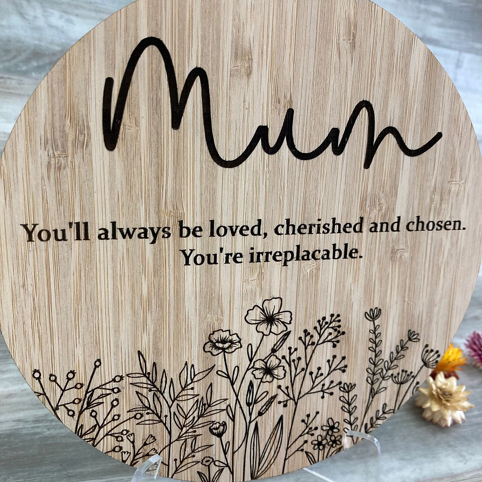 Thumbnail: ‘Mum’ Plaques With Stand