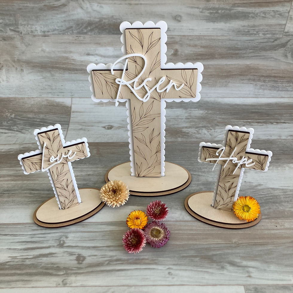 Thumbnail: Risen, Hope, Love Cross Set