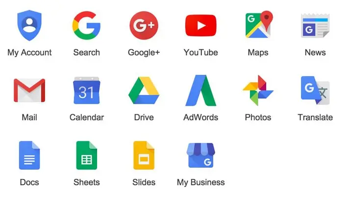 Flat Design in den Apps von Google