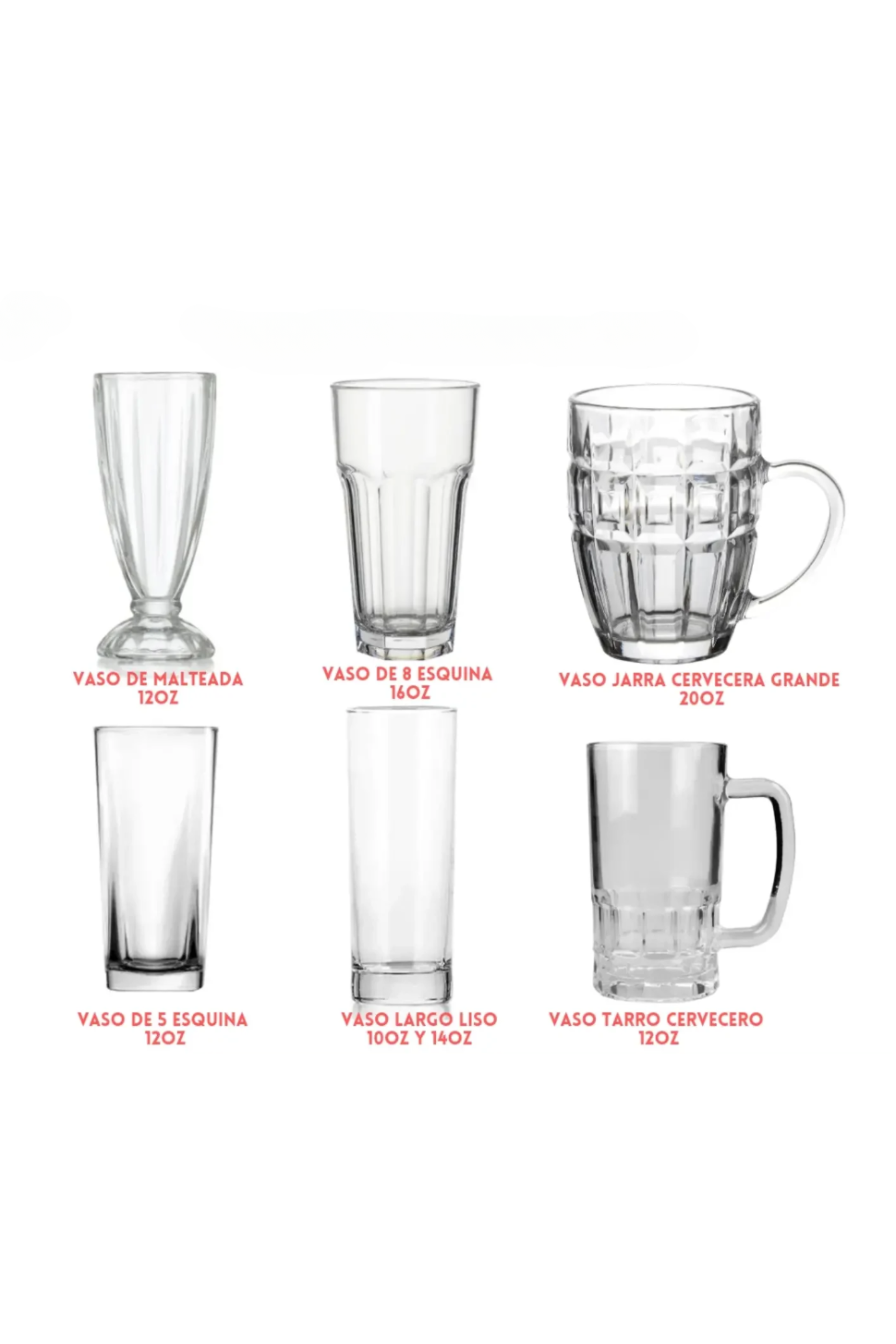 Glass beer mugs