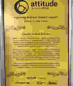 'Attitude is Everything' poster - improving deaf and disabled peoples access to live music