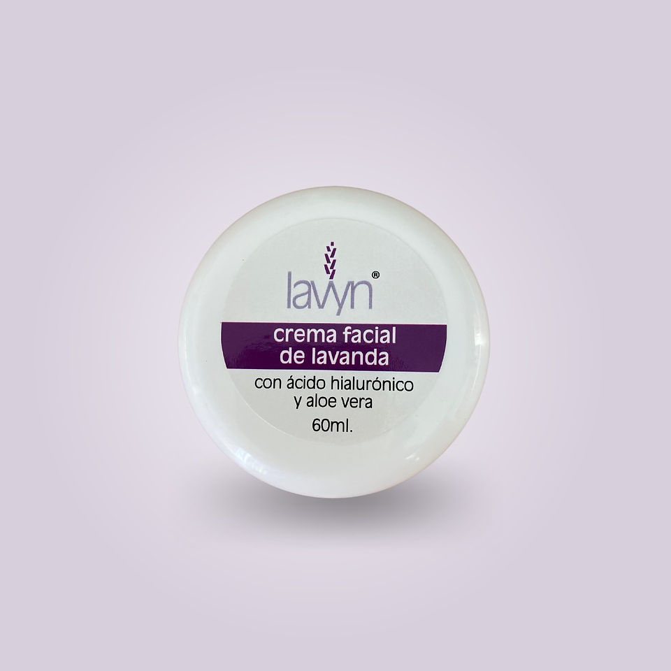 Crema facial de lavanda