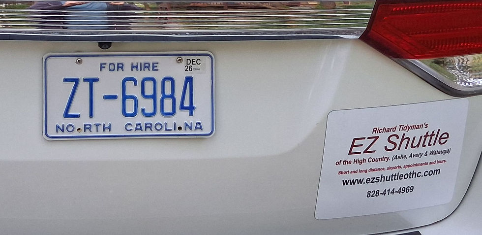 Commercially insured and legally licensed according to NC Law.