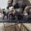 Thumbnail: Antique Bronze Parade of Elephants Sculpture