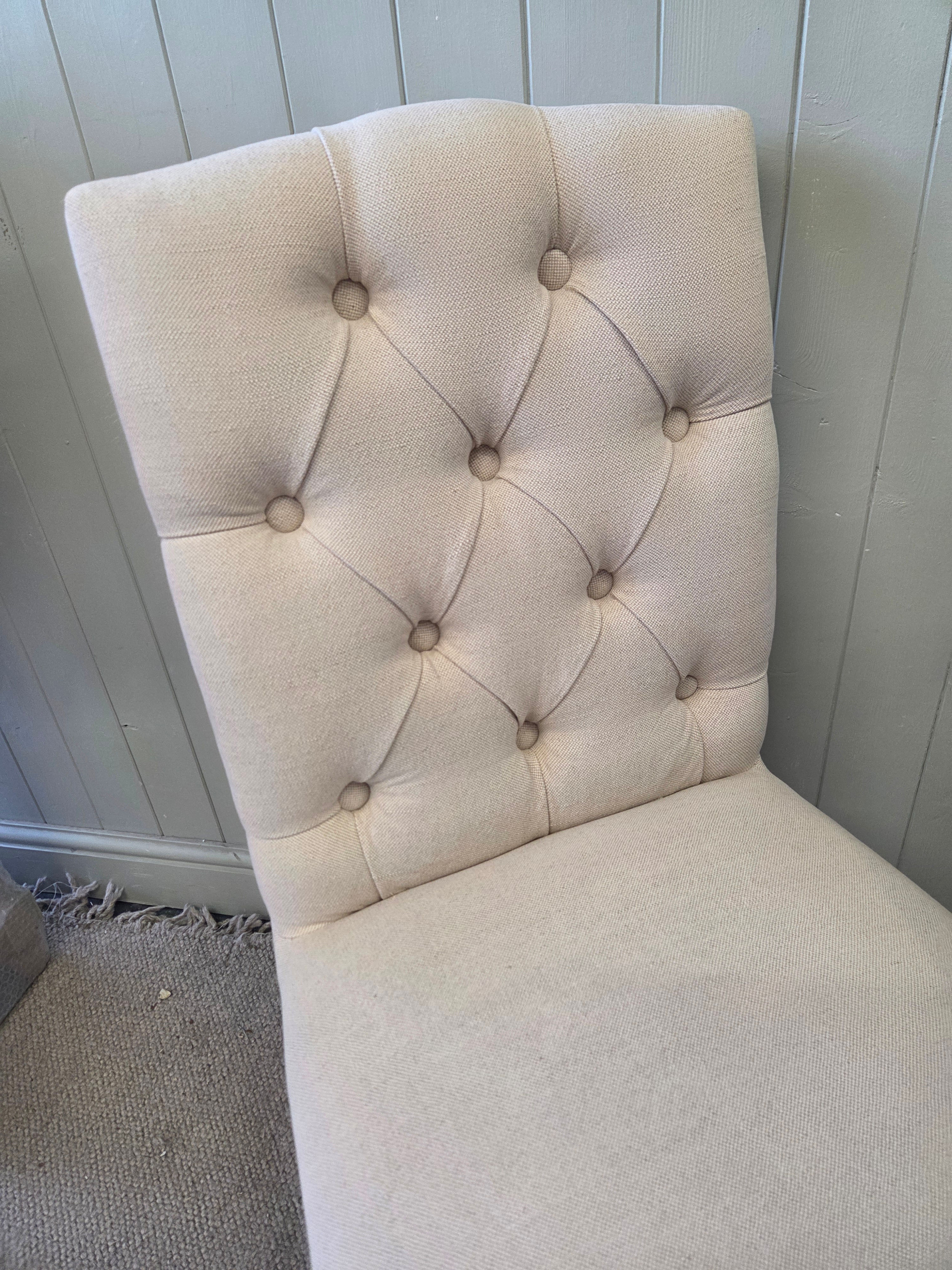Holly Dining Chair- Natural Linen