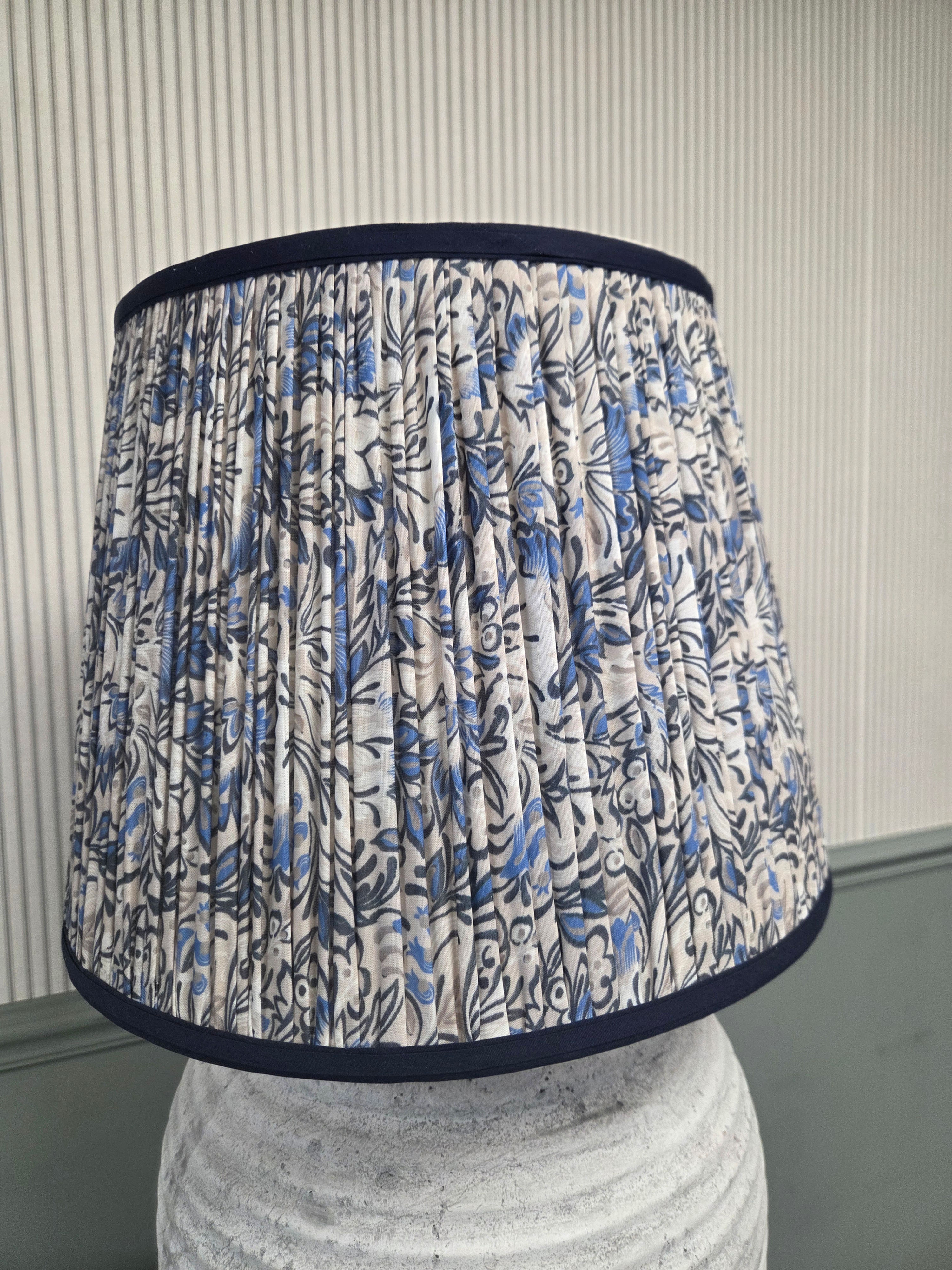 Floral Pleated Ceiling Lamp Shade