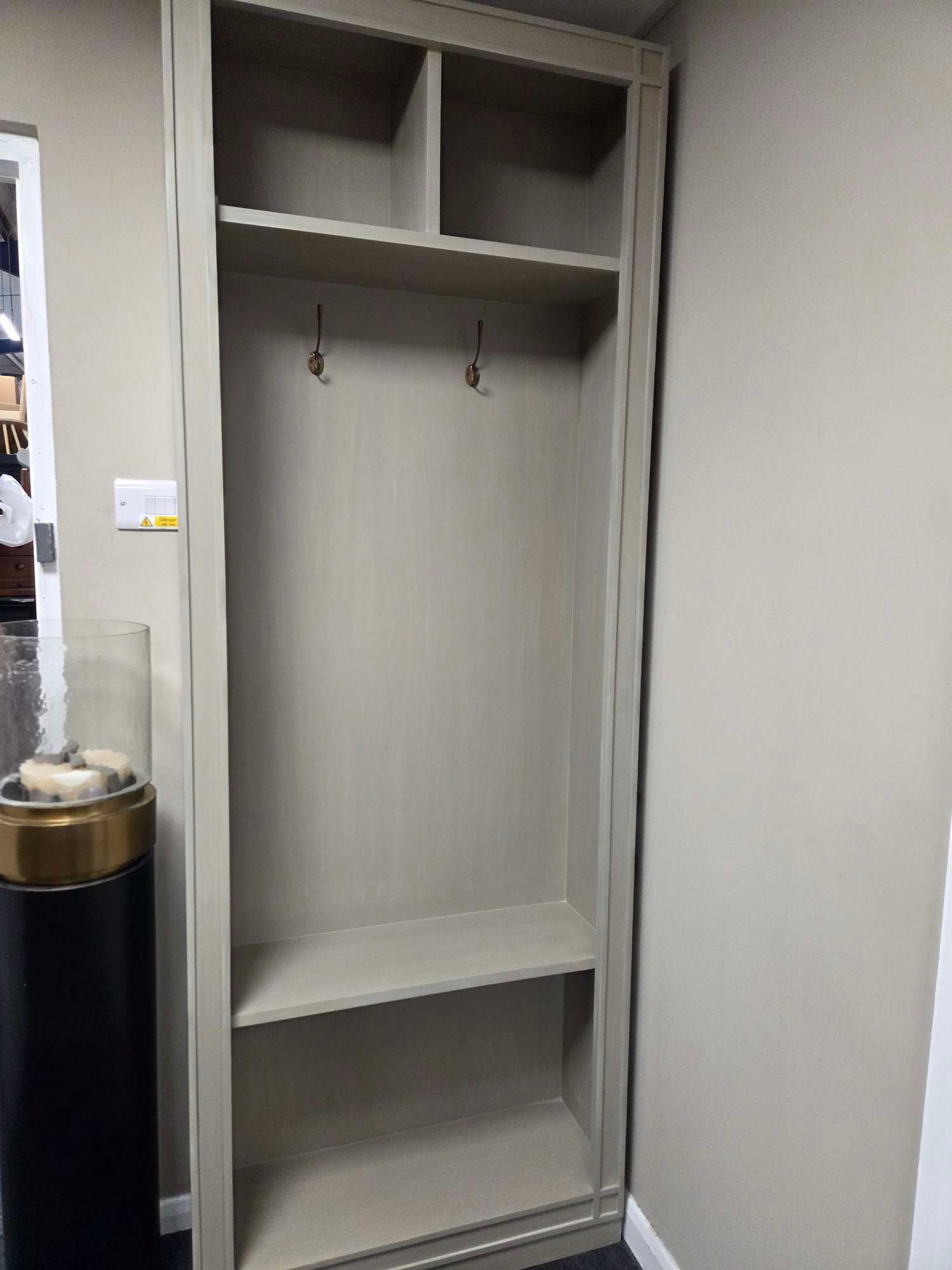 Anastasius Hallway Storage Unit- Narrow- Flax