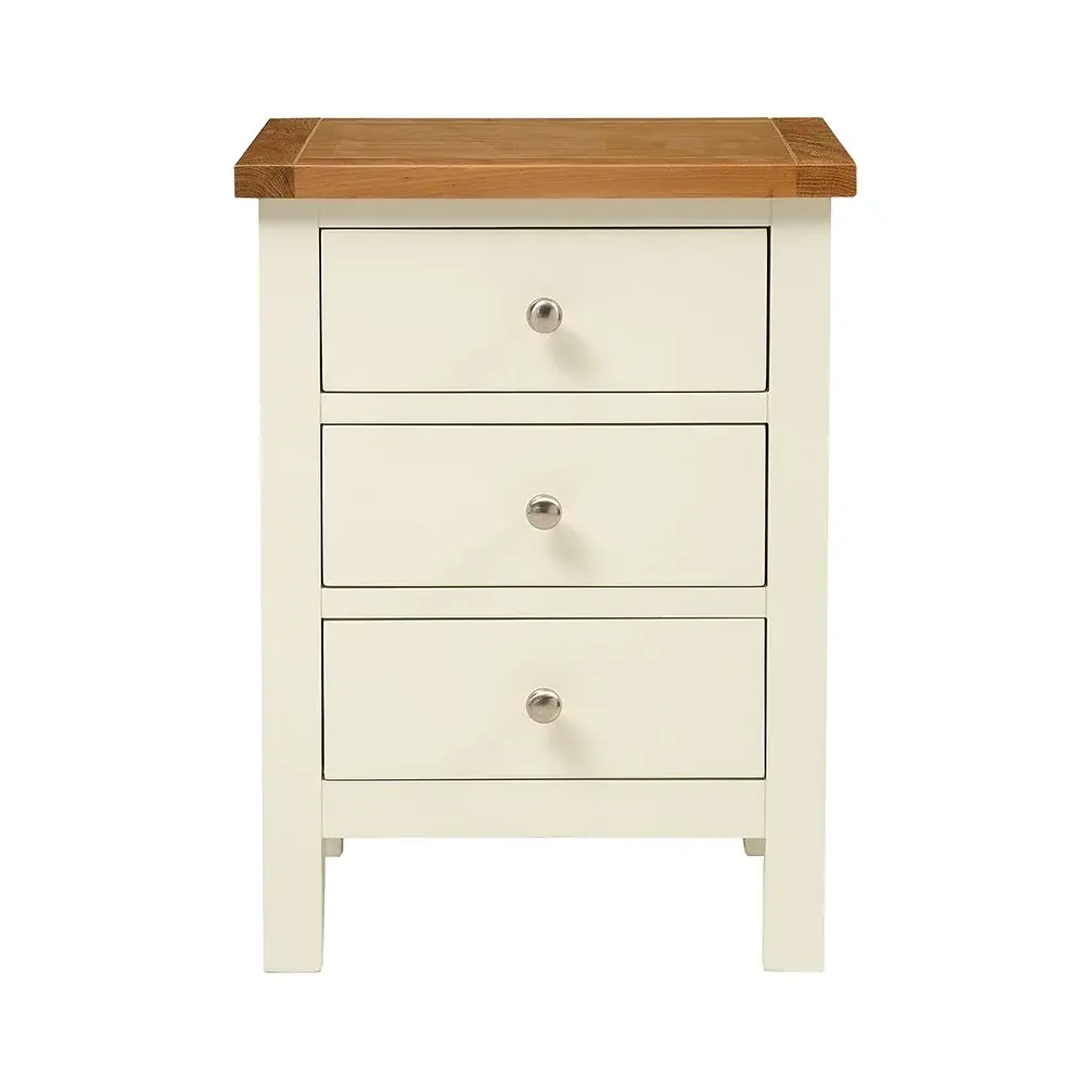 Simply Cotswold Classic Cream 3 Drawer Bedside